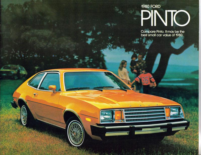 1980 ford pinto sales brochure folder original excellent condition b24