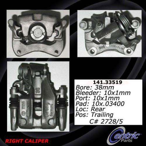 Centric 141.33519 rear brake caliper-premium semi-loaded caliper