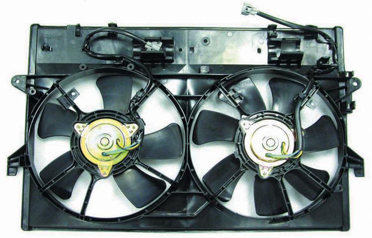 Sell Replacement AC Condenser Radiator Cooling Fan Assembly 00-01 Mazda ...