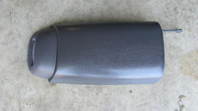 1998-2000 dodge durango arm rest center console lid gray grey oem 98 99 00