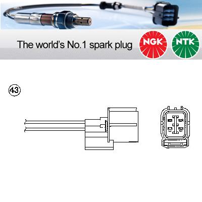 1x ngk ntk oxygen o2 lambda sensor  oza563-h5 oza563h5 (0061)