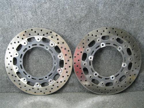 01 yamaha yzf r6 front brake rotors 86a