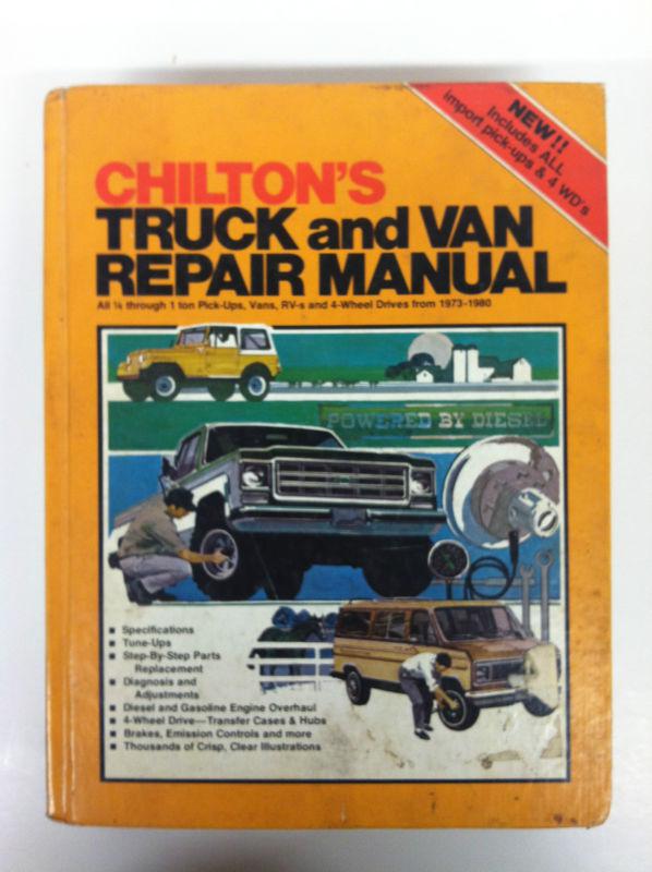 Chilton manual truck & van repair manual, 1973-1980 read for more info