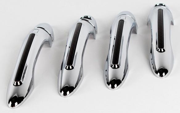 Chrome luxury door handle catch cover molding trim k185 for 2011 - 2013 sportage