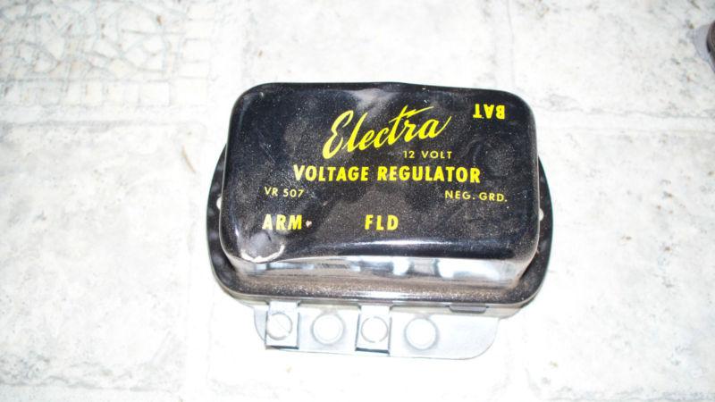 Nos electra 12v voltage regulator vr-507 neg. grd 