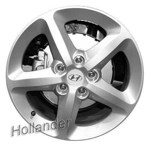 Wheel/rim for 08 09 10 hyundai sonata ~ 17x6-1/2 alloy 5 spoke w/tpms 4674662