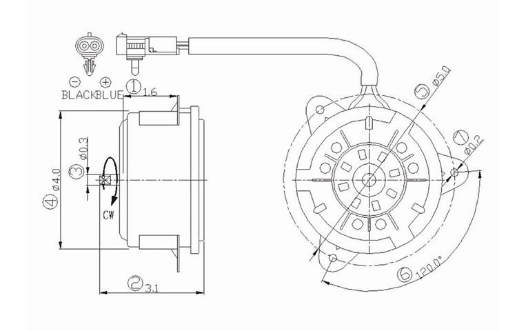 Ac condenser cooling fan motor 95-96 95 96 1995-1996 jeep cherokee l6 52079444ab