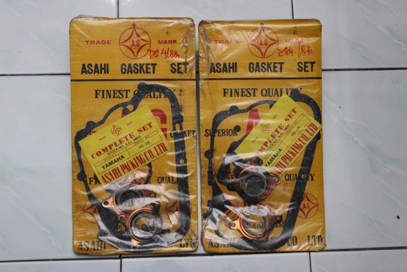 Yamaha rd125 rd 125 b complete gasket set nos