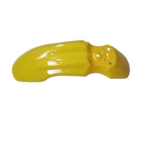 Yellow pit front plastic fender mud plate f/ honda crf50 xr xr50 ssr dirt bike