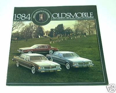 1984 84 oldsmobile brochure ninety-eight regency delta 