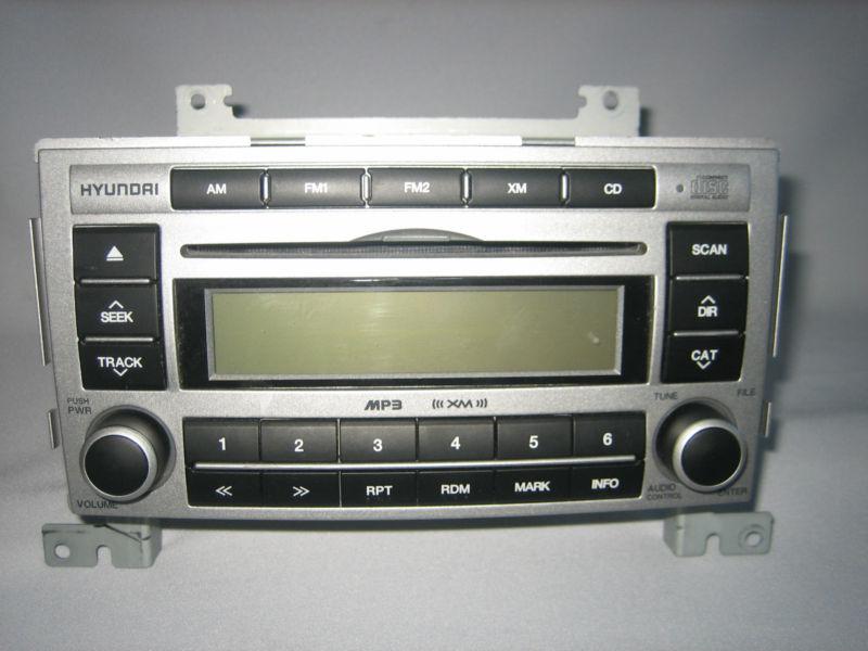 07-08 santa fe radio am/fm/cd/mp3/sat oem - 111120