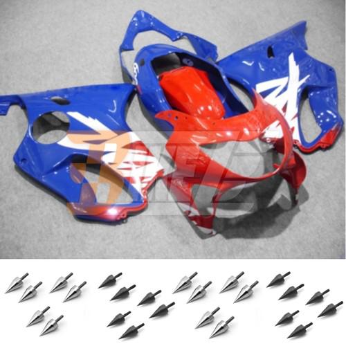 Free bolt kit! body frame fairing kit bodywork for honda cbr600 f4 1999 2000 af