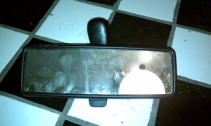 1993-1998 volkswagen jetta golf inside rear view mirror black