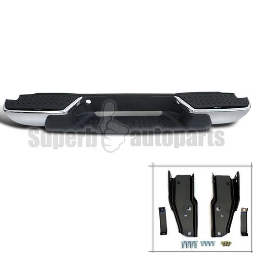 2004-2007 chevy colorado s/s rear bumper step w/ pad chrome gmc canyon