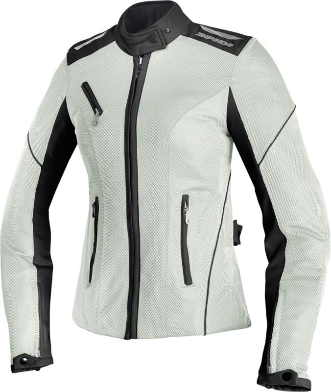 Spidi sport s.r.l. ladies netix motorcycle jacket ice/black large