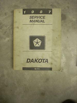 1987 87 dodge dakota truck shop service repair book manual