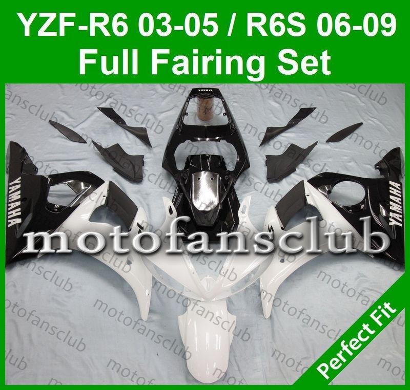 Fit yamaha yzf r6s 06 07 08 09 yzfr6s 2006 2007 2008 2009 fairing plastics #17 c