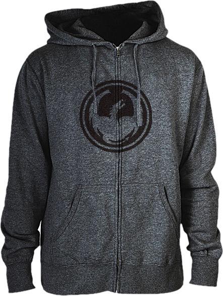 Dragon alliance icon zip hoody gunmetal small