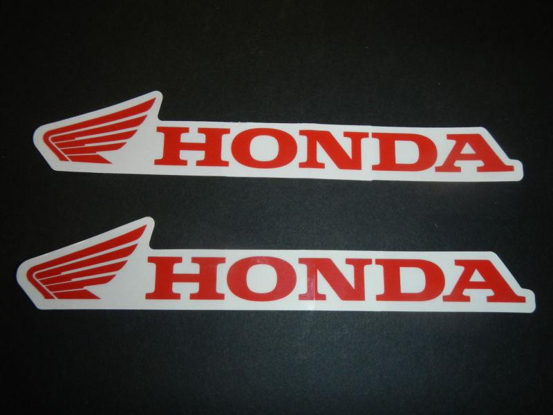 Two honda universal tank swingarm fork stickers decals cbr crf cr xr cb trx vtx