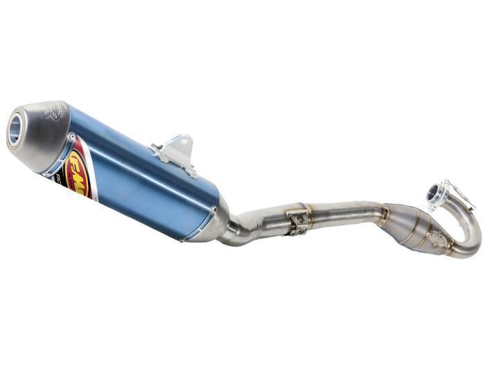 Fmf racing factory 4.1 full system with megabomb header - blue anodized  044344