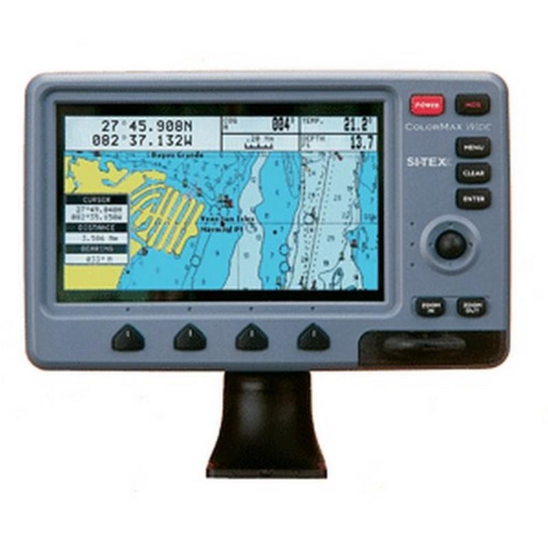 Si-tex gps/waas charting system colormax nmea-0183 w/wide 16:9 7" lcd & antenna 