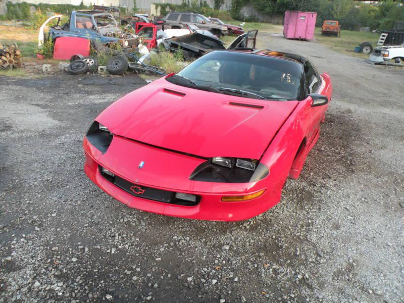 1996 camaro rally sport front clip doghouse  red  oem