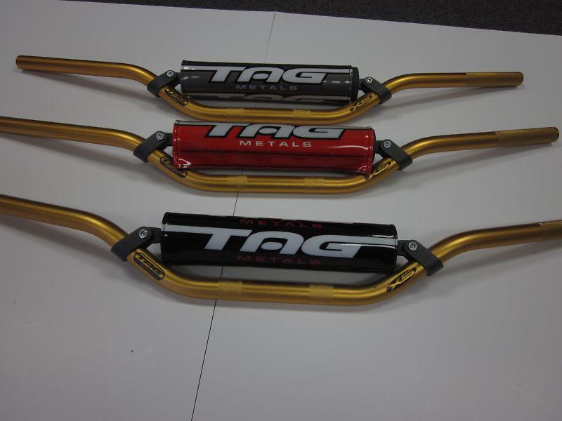 Tag metals handle bars   x5 series   color: gold  (price is per bar)