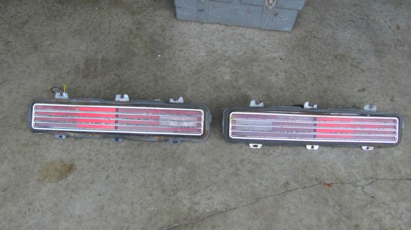 1973 buick regal century tail lights lamps pair oem vtg 73 lh rh rear