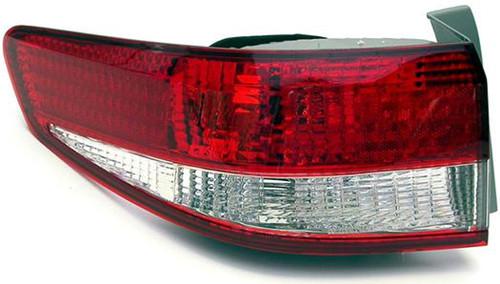 Honda accord sedan 03 04 tail light lens&hsg left lh