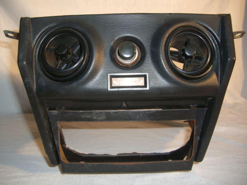 Fiat 124 sport coupe upper center (forward) console / radio housing