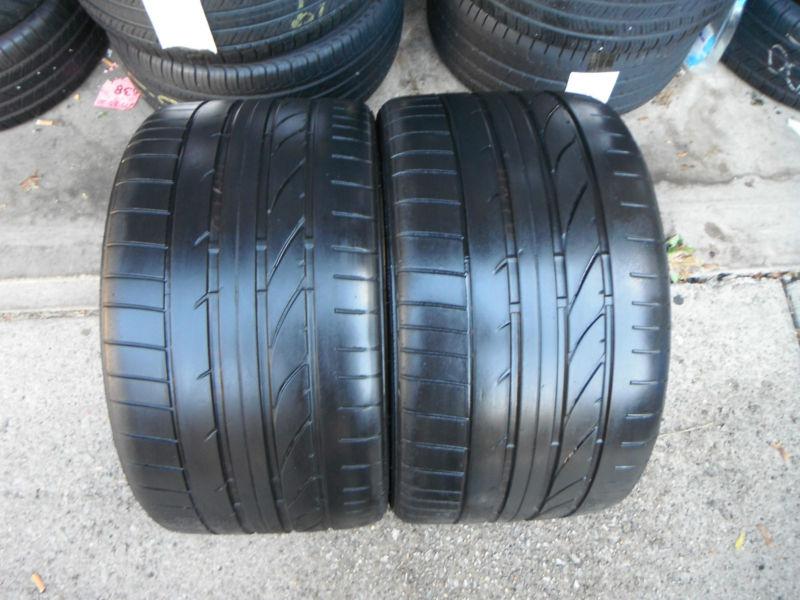 2 nice 305 30 19 102y bridgestone potenza re050a tires 5-5.5/32 noplugs