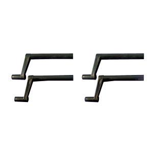 Strybuc crank handle, plastic 1", black, 4/pk 838c4 blk