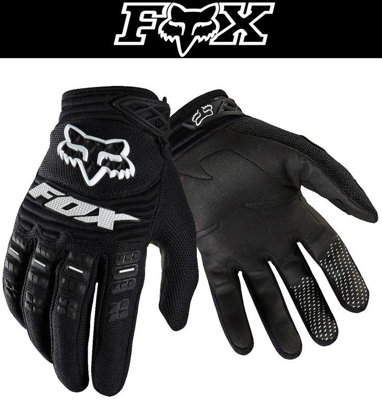 Fox racing dirtpaw black dirt bike gloves motocross mx atv 2014