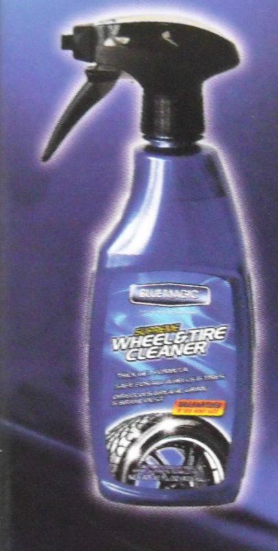 *new* blue magic supreme wheel and tire cleaner 16 oz spray bottle