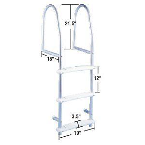 Dotline dock/raft ladder - 4 step - 19"w x 65"h dr4