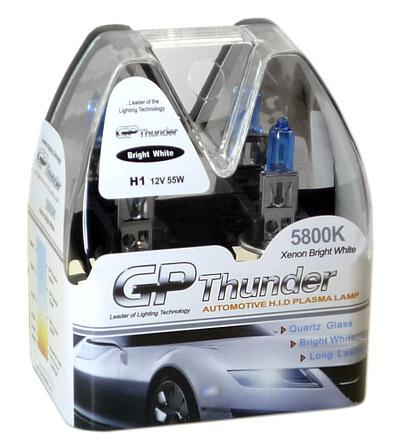 Gp-thunder 5800k h1 xenon quartz light bulb 55w white.........................^!