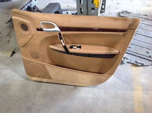 Porsche cayenne interior front passenger side door panel tan