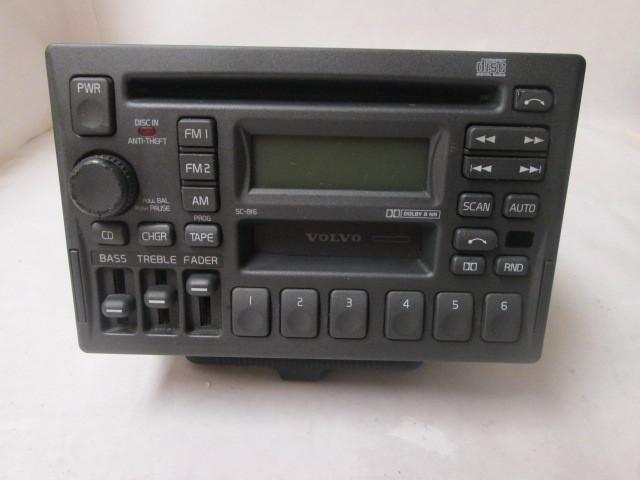 93-00 sc-816 volvo radio cd cassette 960 850 70 40/ with anti theft code 