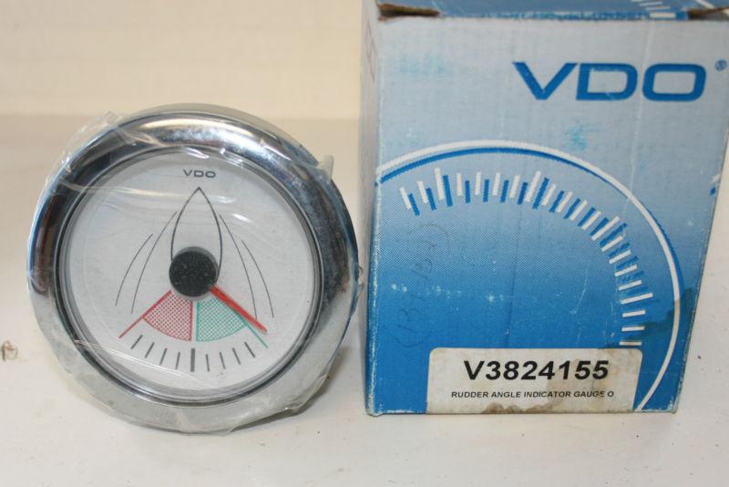 Vdo v3824155 marine boat rudder angle indicator sea ray whaler pontoon ski boat