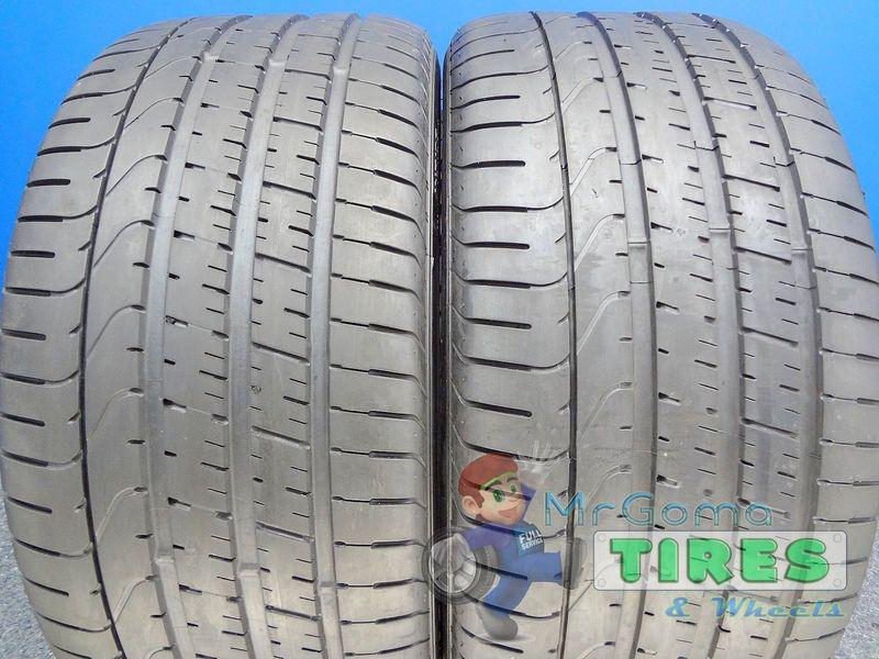 2 pirelli pzero rft 275/40/19 used tires free m&b bmw 7 series 27540r19 2754019