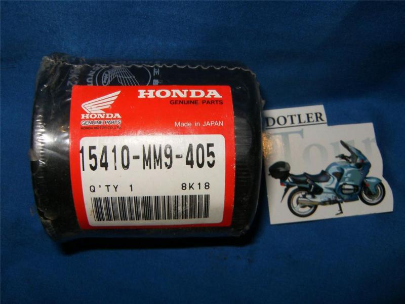 Honda genuine parts oil filter 15410-mm9-405 replaced by 15410-mfj-d01       f19