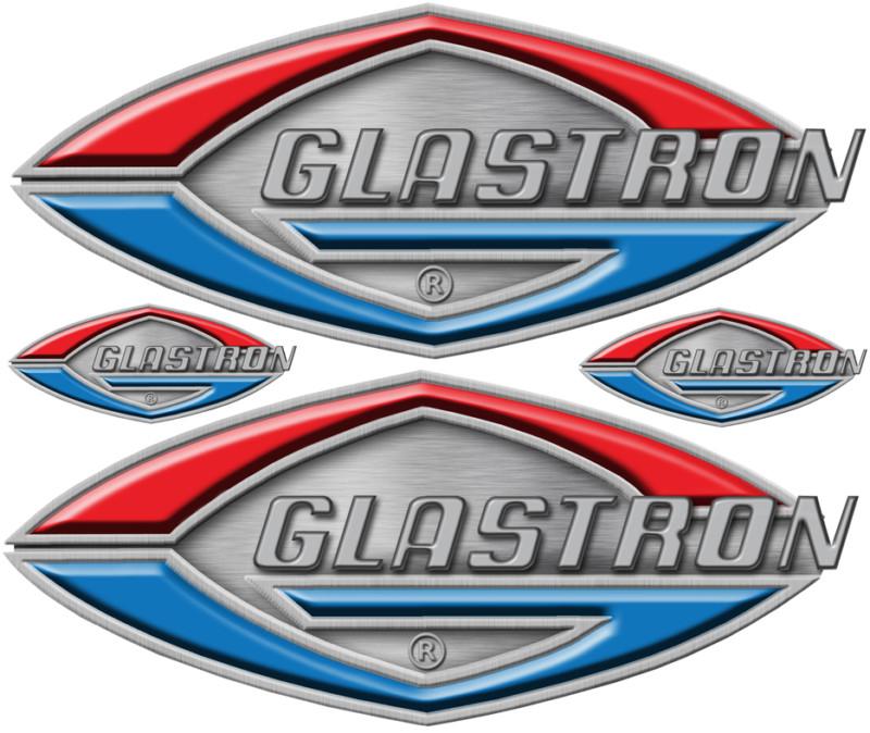 Glastron 4 vintage boat decals. remastered name plate for boat restoration