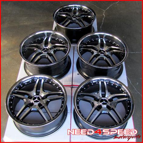 19" mercedes benz w221 s400 s550 s600 s roderick rw2 staggered wheels rims