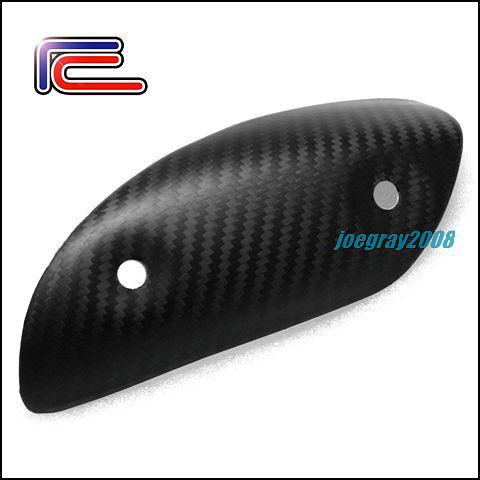 Rc matte carbon fiber exhaust heat shield cover diavel dark carbon cromo amg