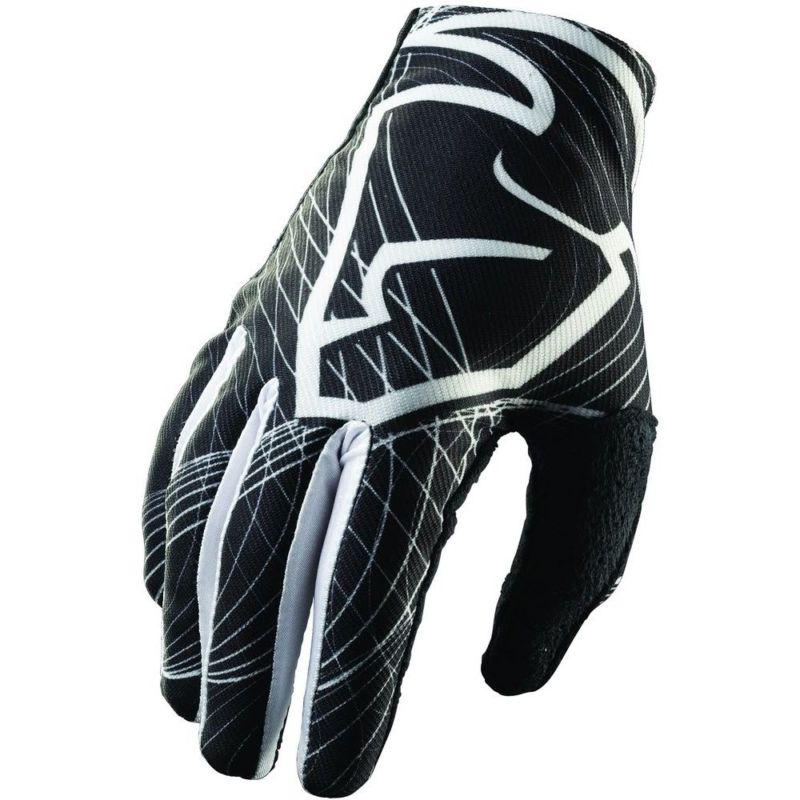 Thor 2012 void gloves black white motocross medium m