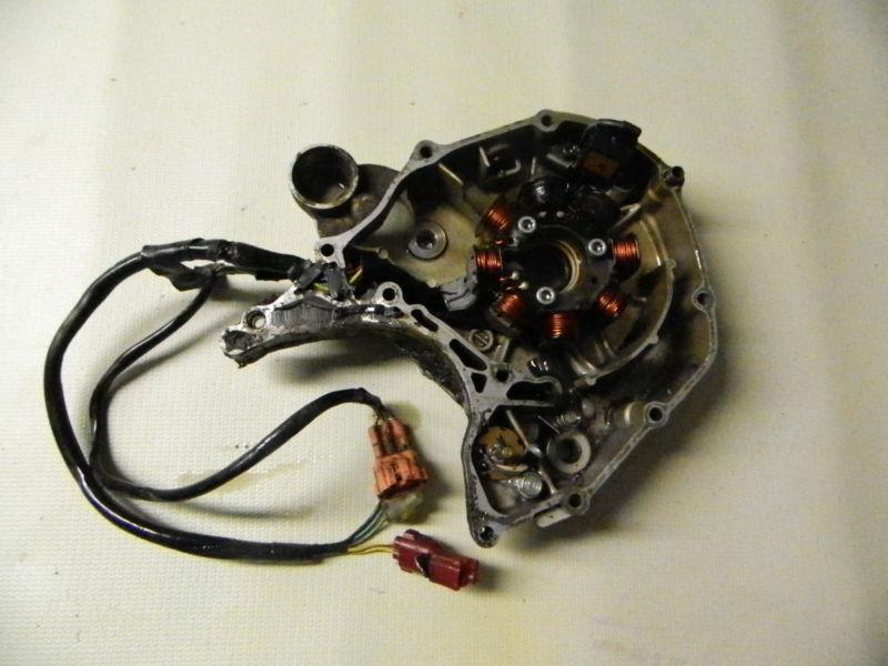 96 honda trx200 trx 200 d type ii 2 stator generator and cover housing case