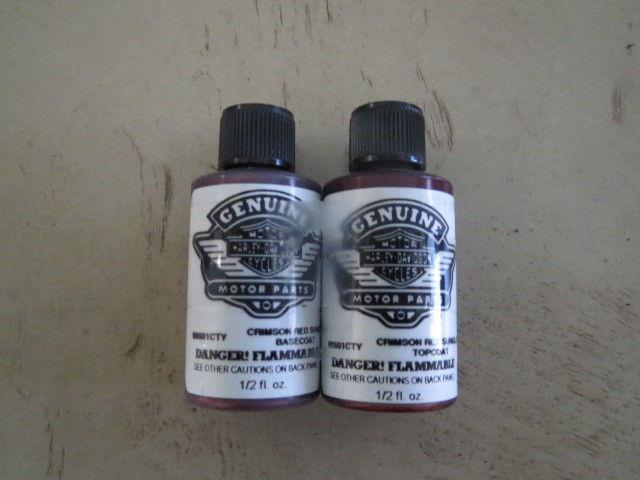 Harley davidson touch up paint chrimson red sunglow