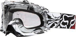 Fox racing airspc 2014 mx/offroad encore goggle black/white/clear lens