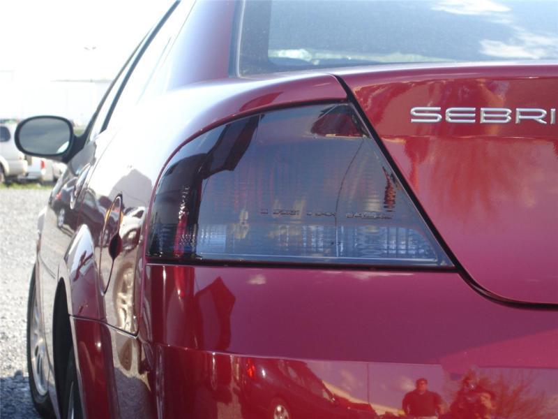 Chrysler sebring sedan smoke colored tail light film  overlays 2003-2006