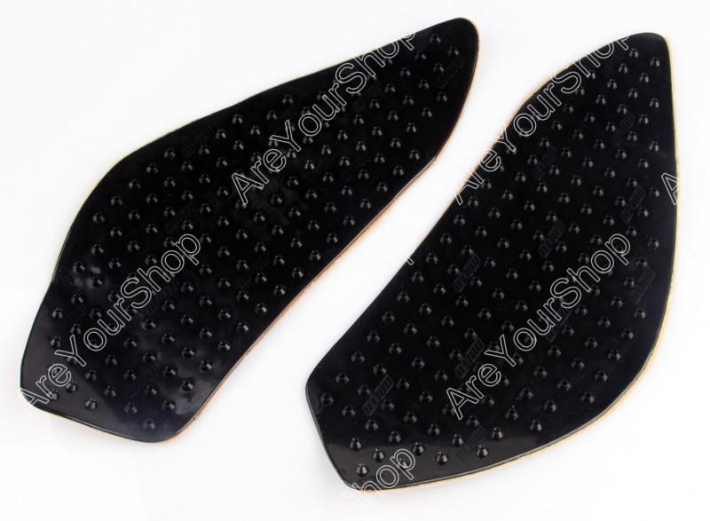 Tank traction pad side gas knee grip protector 3m kawasaki zx6r 2009-2012 black